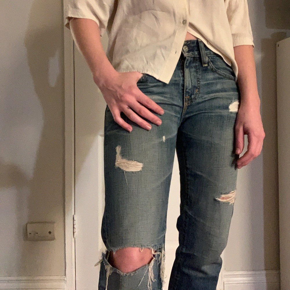AG Ex Boyfriend Crop Jeans